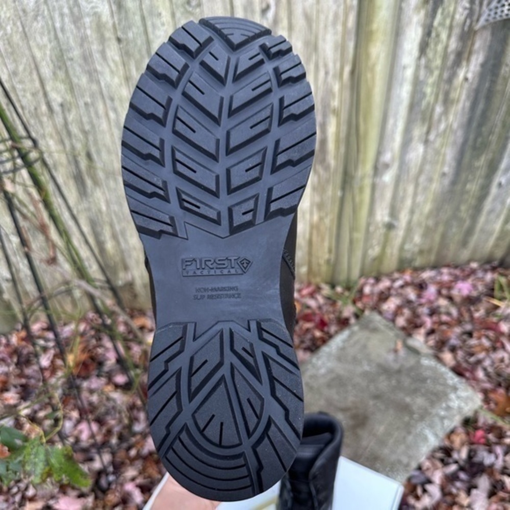 First Tactical Men’s 8” Waterproof Side Zip Duty Boots - Size 11 (NWT) - Picture 6 of 15